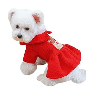 vestido de perro rojo